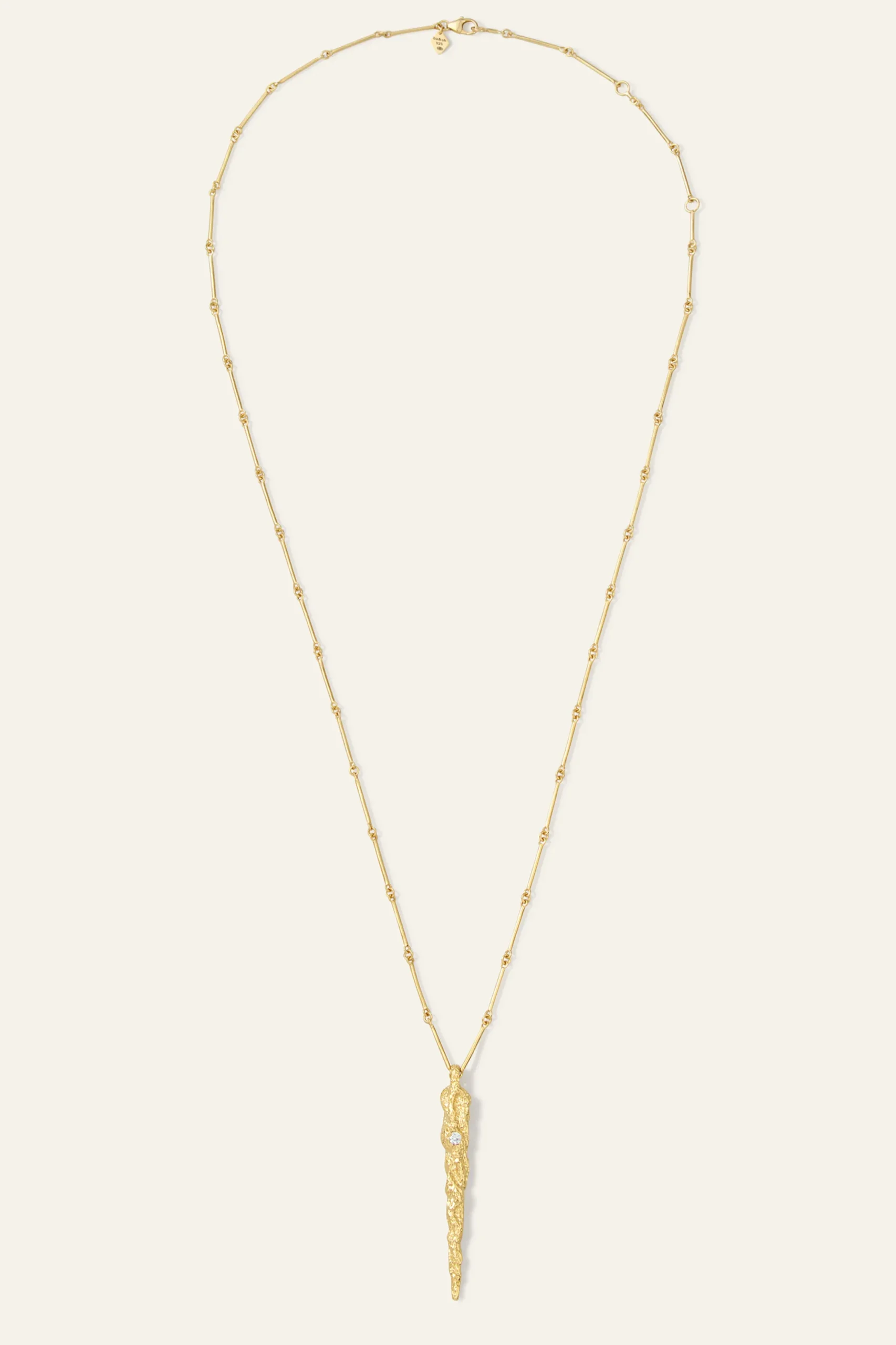 ANGELA long zircon necklace