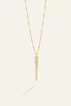 ANGELA long zircon necklace