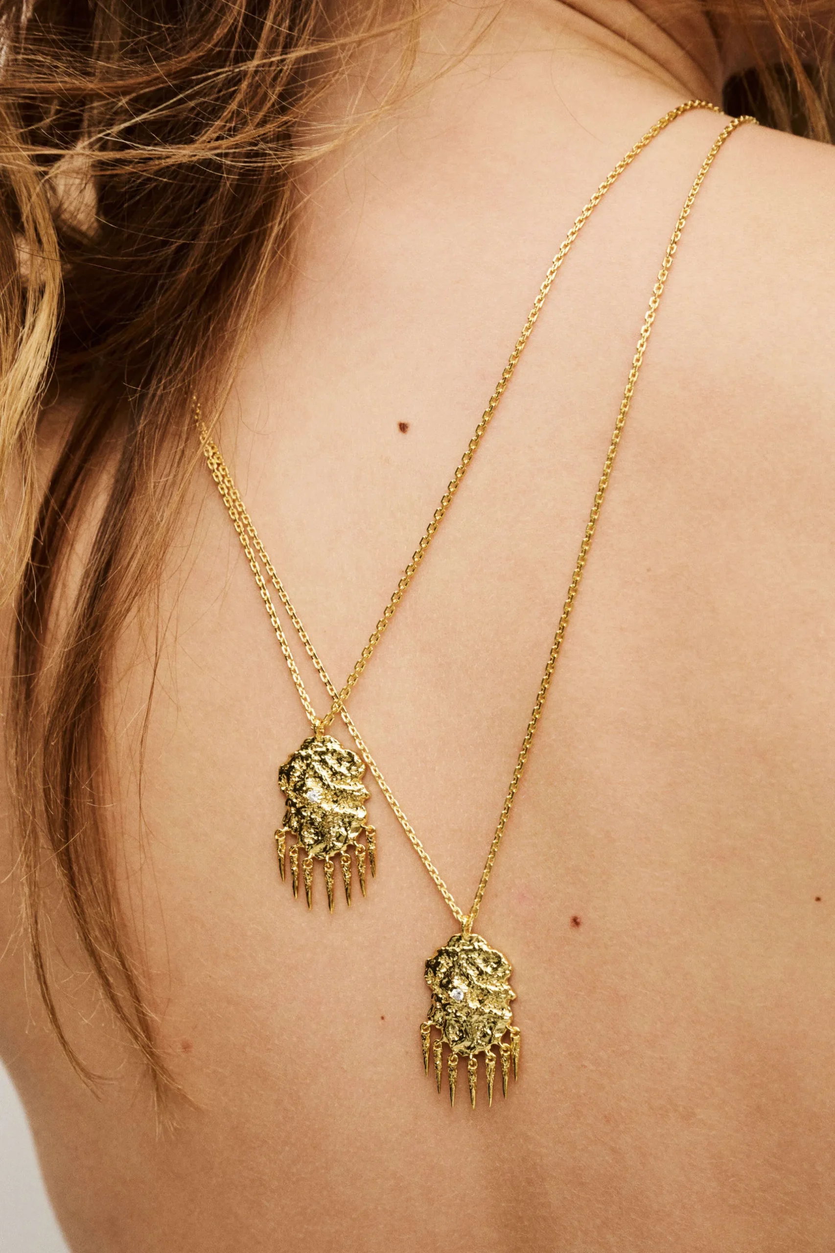 ANOUCHKA zircon pendant necklace