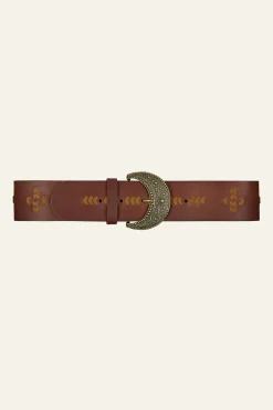 BANHA braided leather belt
