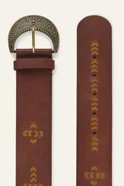 BANHA braided leather belt