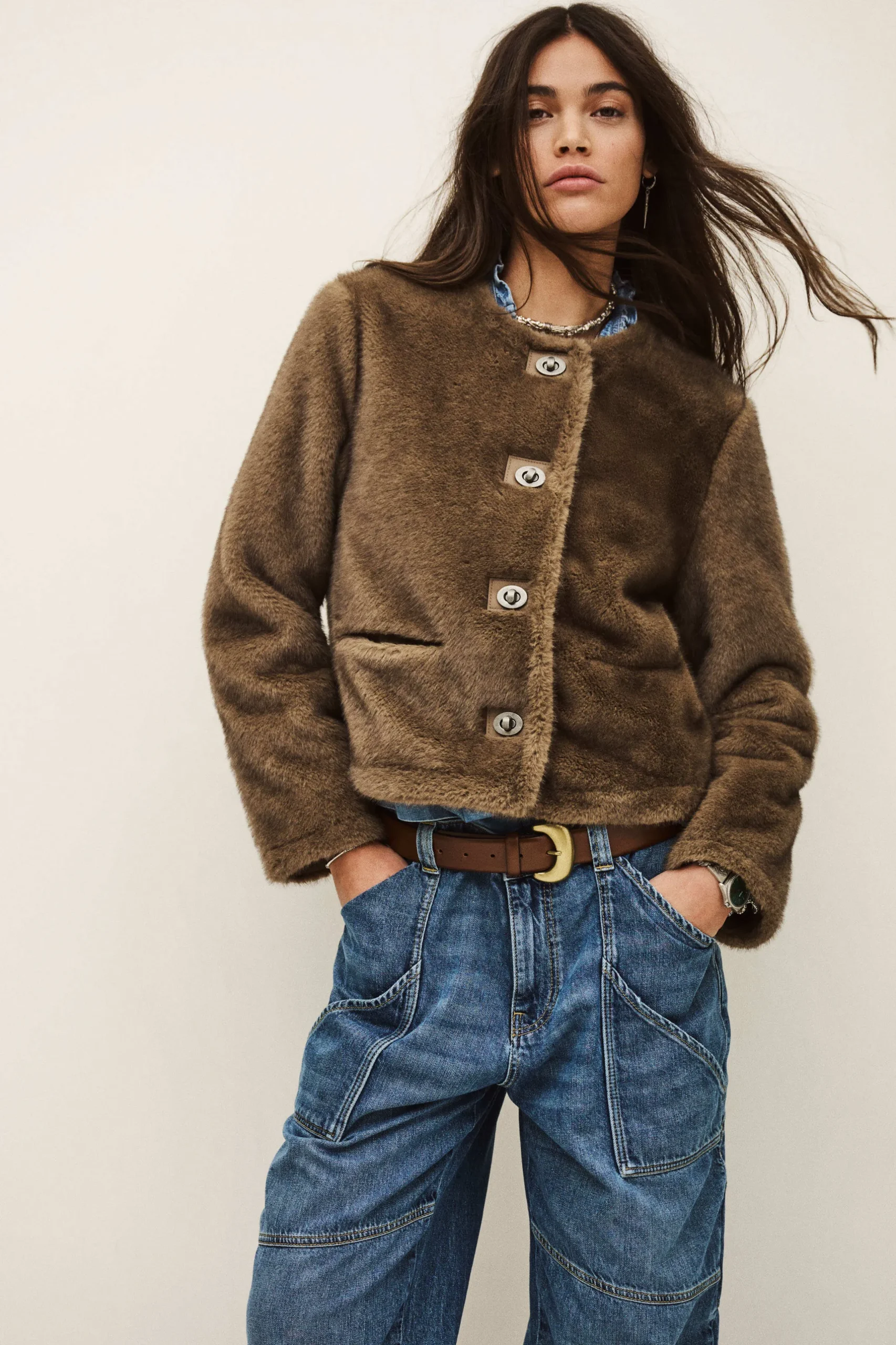 BASIL straight-cut jacket