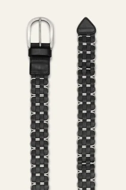 BECK braided leather belt