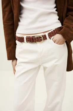 BECK braided leather belt
