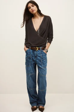 BELINE wrap sweater