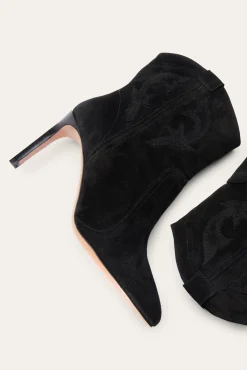 CAITLIN suede high heel ankle boots