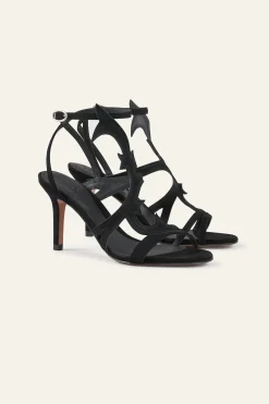 CATE suede heeled sandals