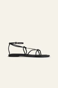 CAYA flat leather sandals
