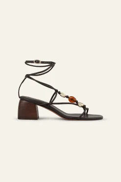 CAYA heeled leather sandals
