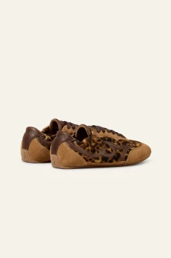 CELLESTE soft leather trainers