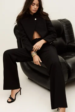 CHAZA straight-leg pants