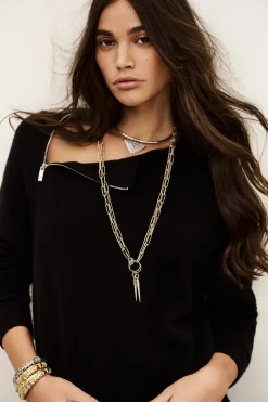 CHEIMA wool mini dress