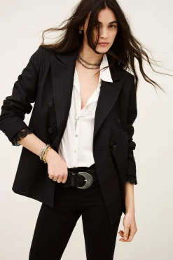 COLINE striped tailored jacket