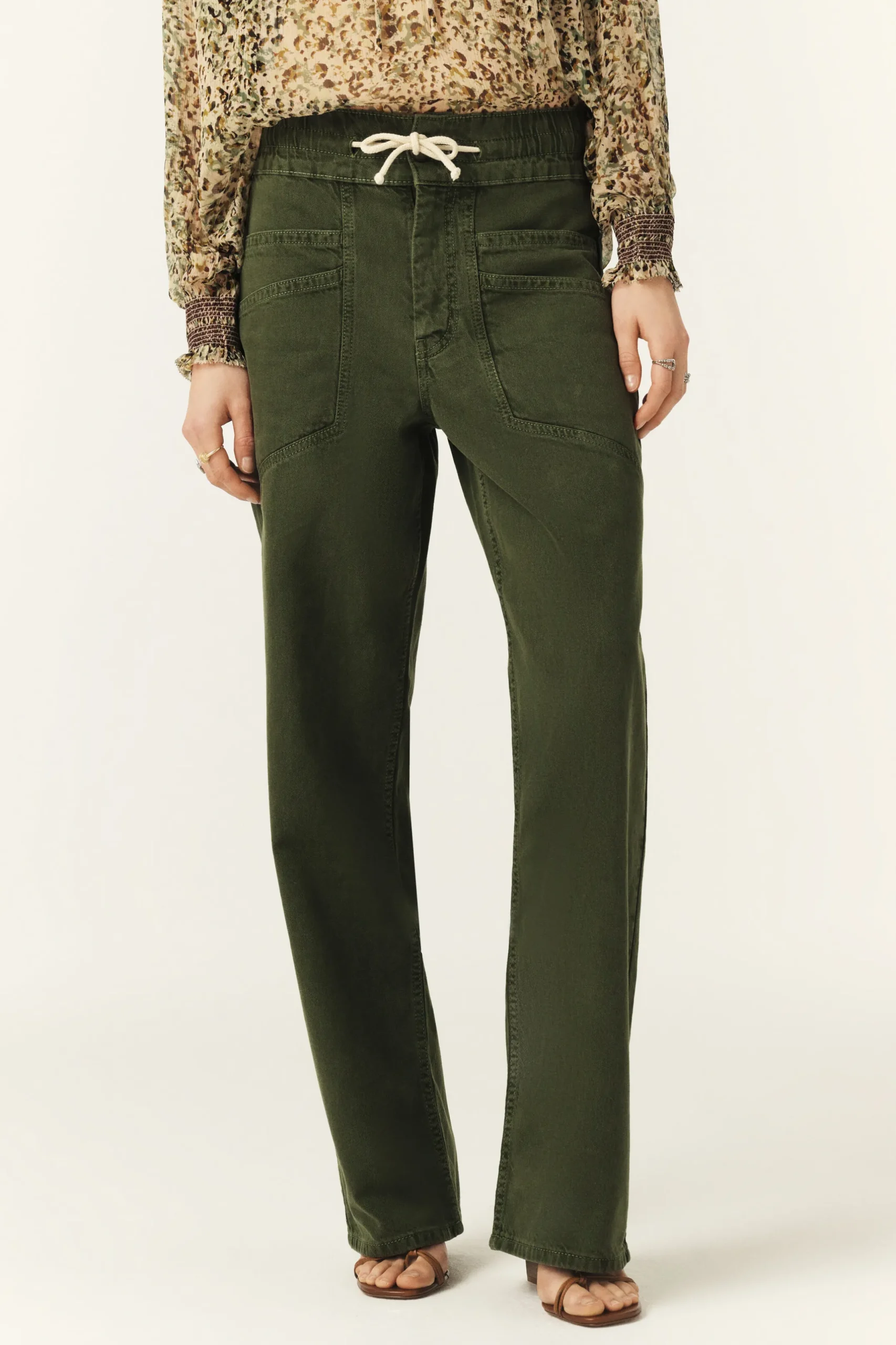 FIMA loose straight-leg pants