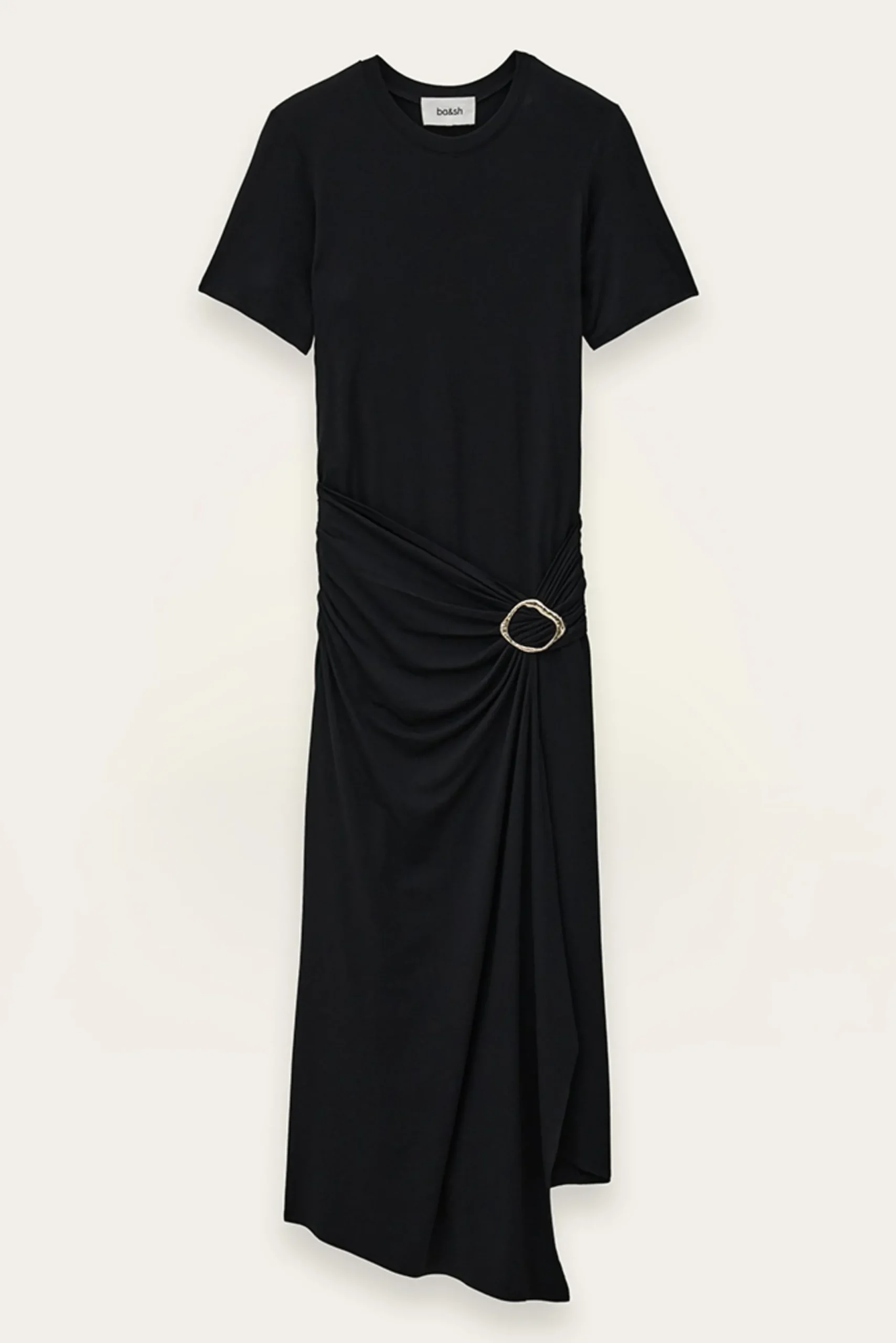 GALTEA draped midi dress