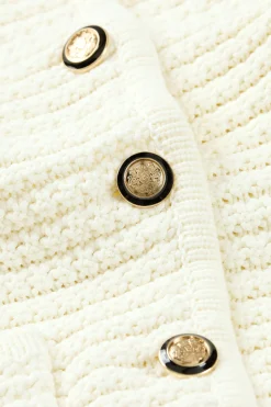 GASPARD decorative knit cardigan
