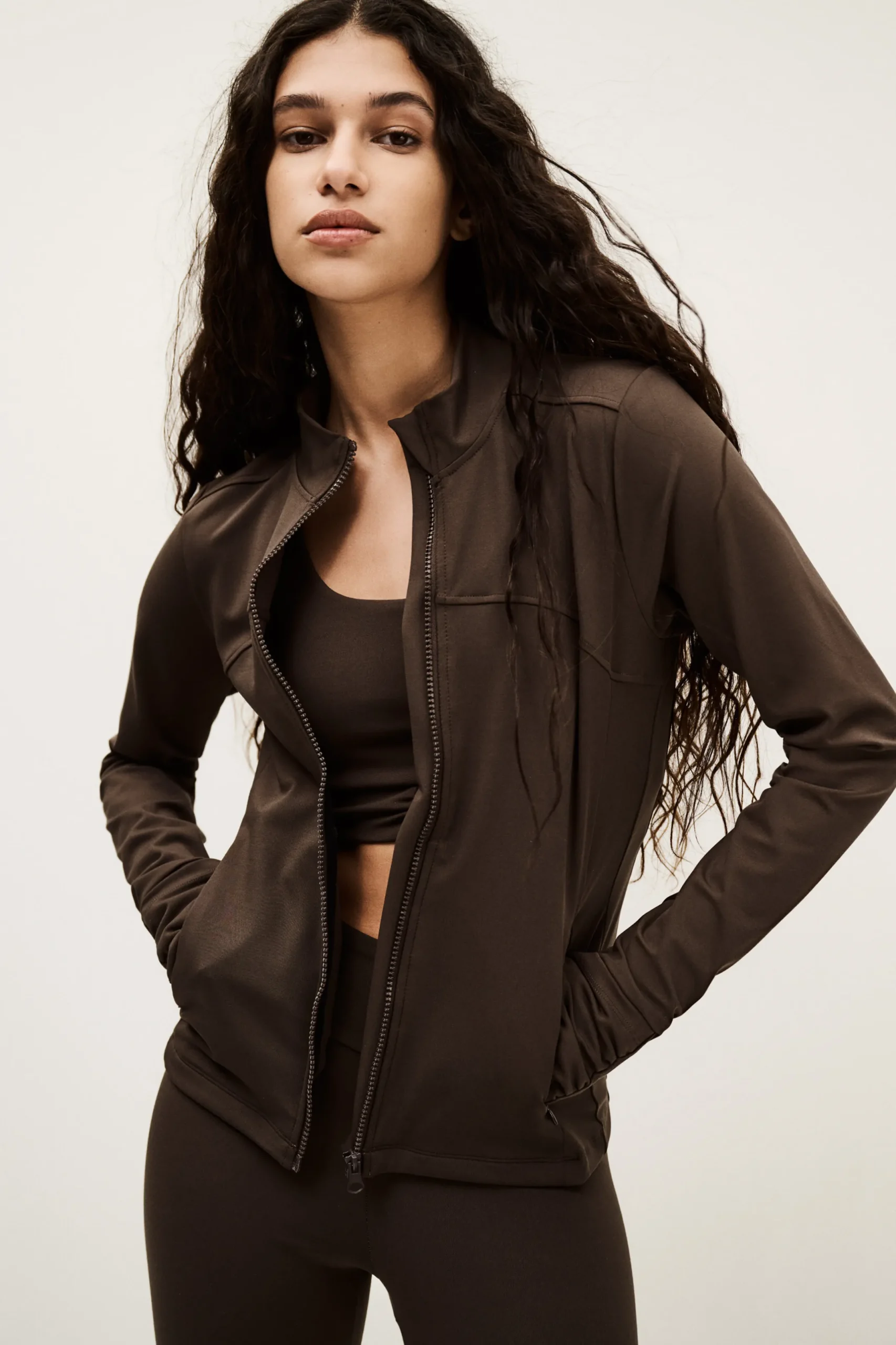 GLADYS stand-up collar jacket