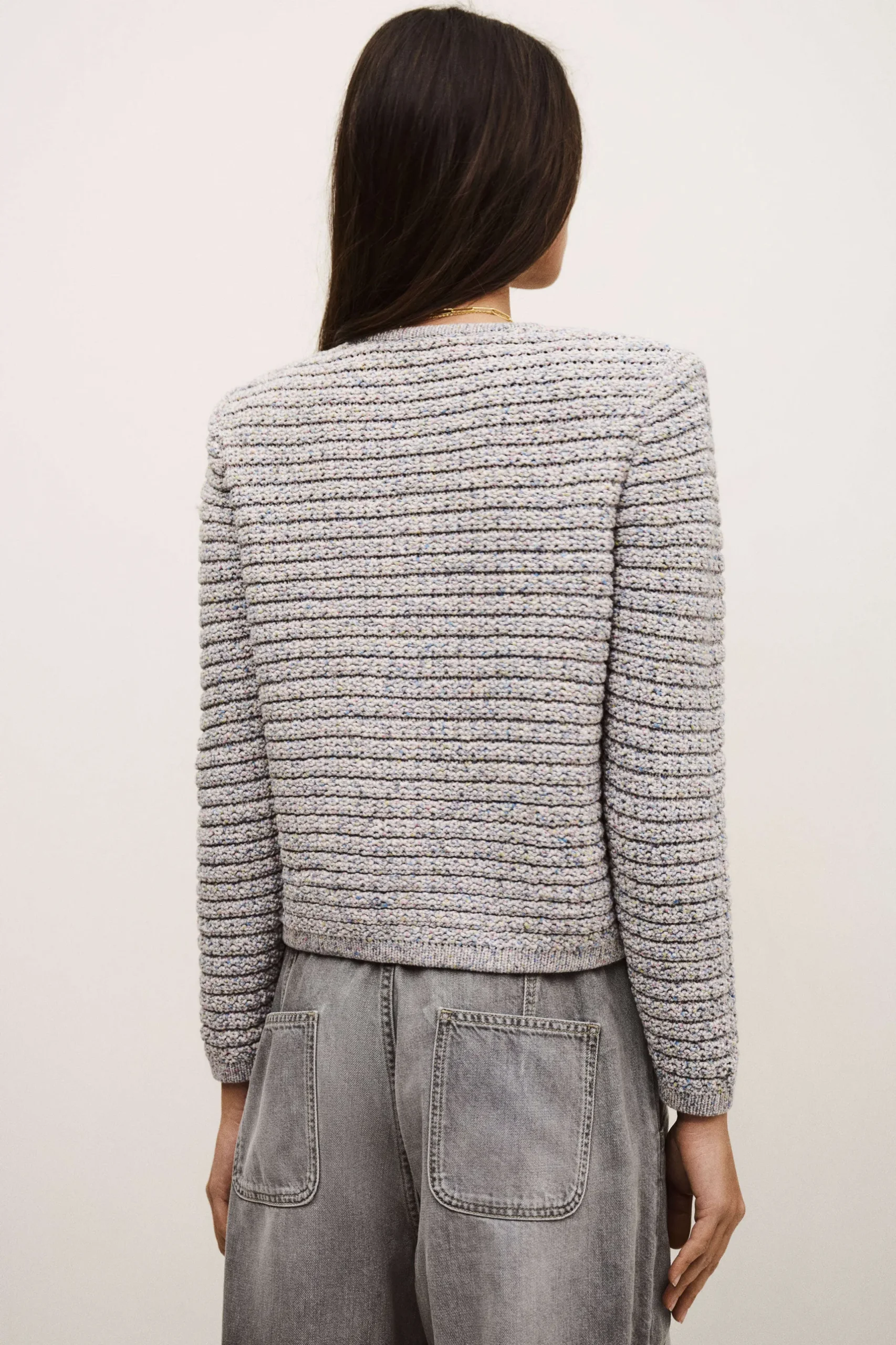GUSPA cropped button-up cardigan