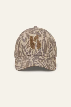 HARI patterned cotton baseball cap