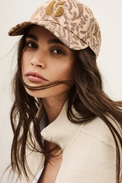 HARI patterned cotton baseball cap