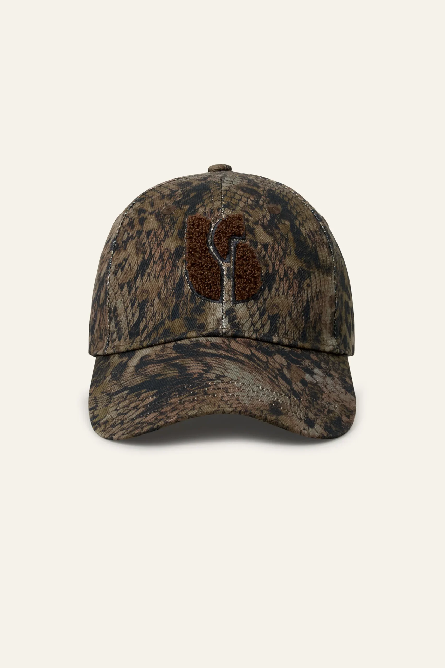 HONI patterned cotton baseball cap