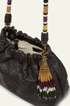 JUNE mini beaded tote bag