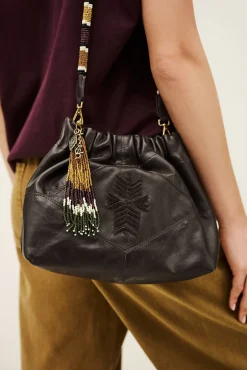 JUNE mini beaded tote bag