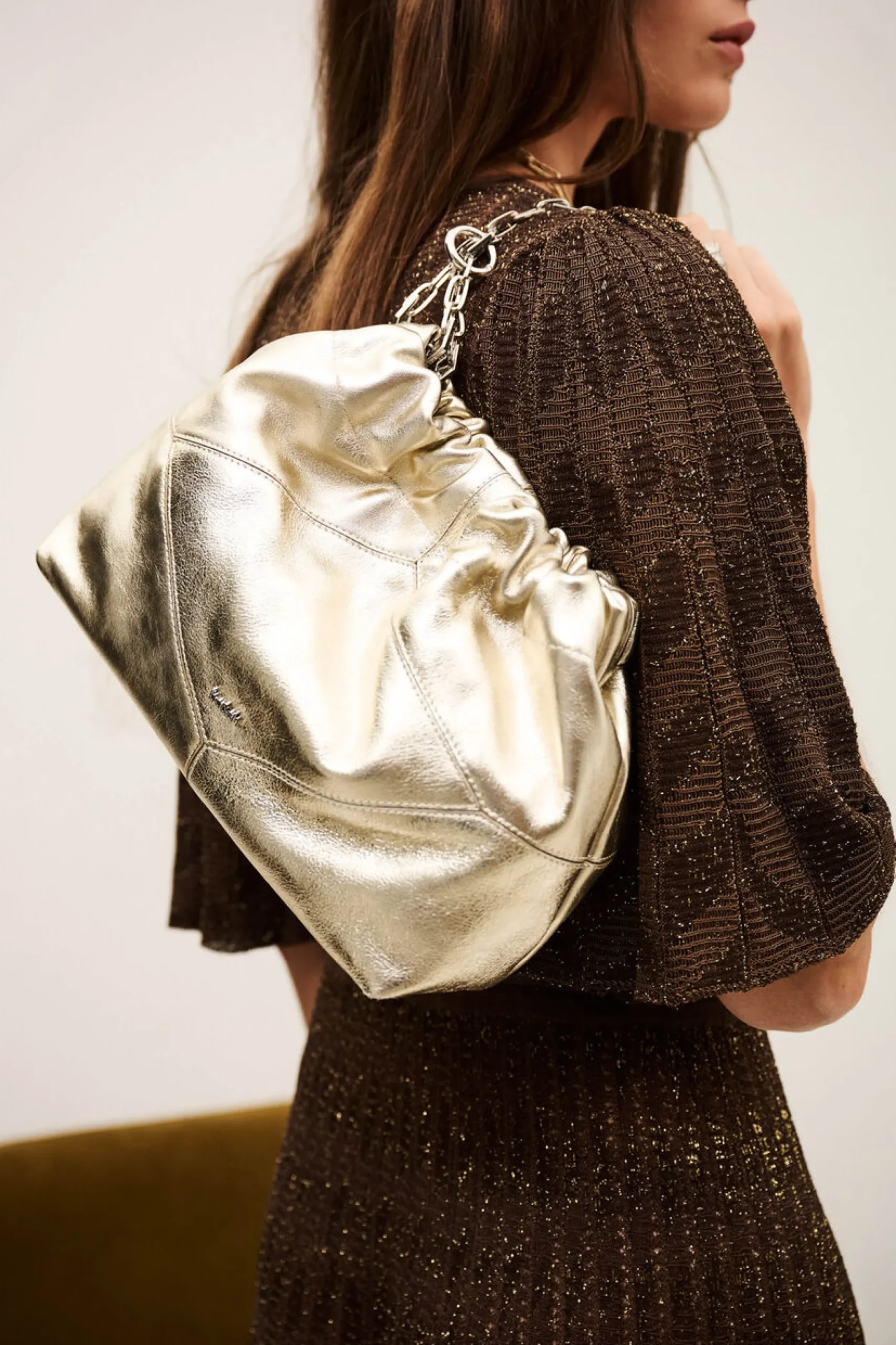 JUNE mini leather tote bag