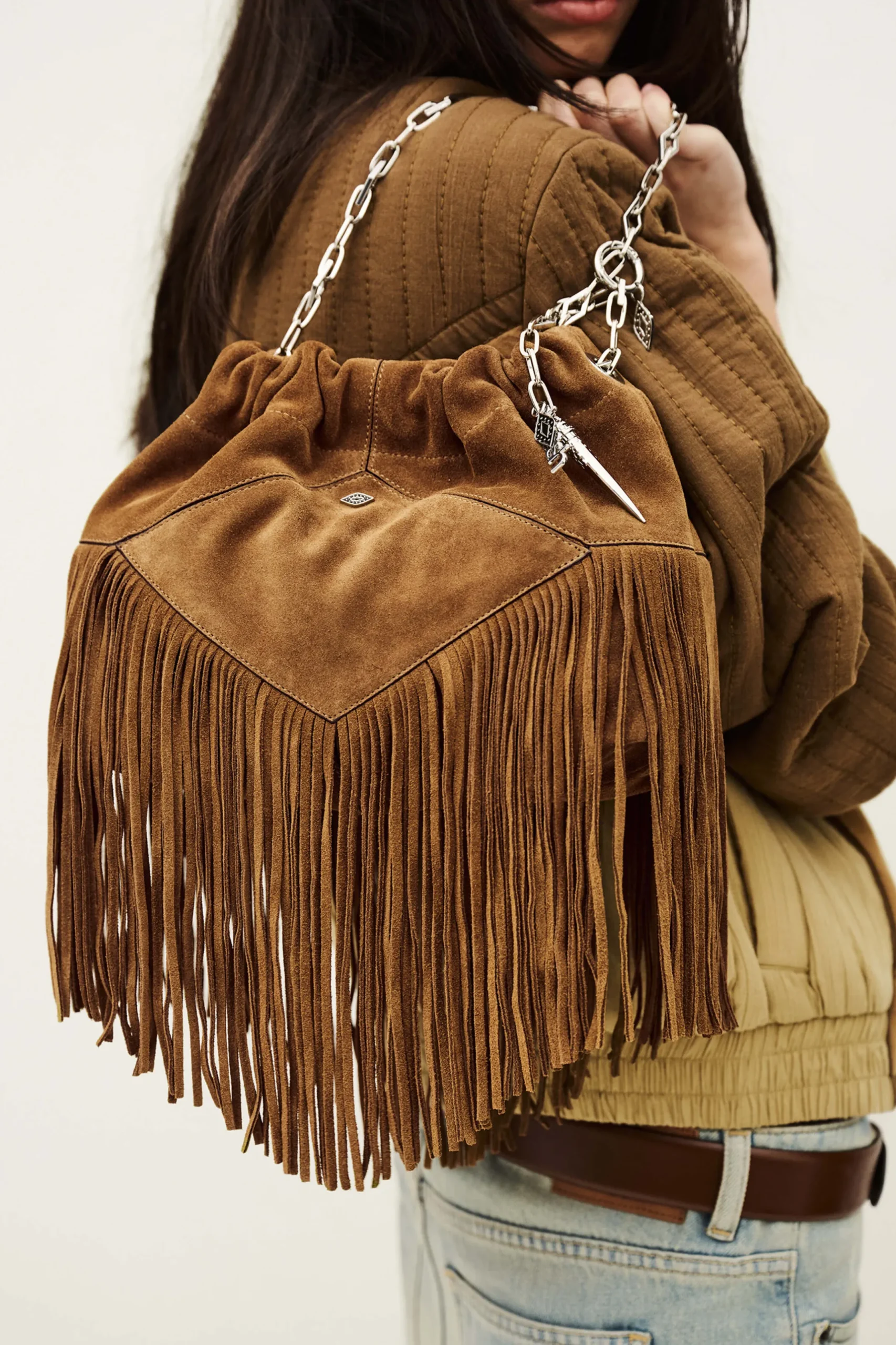 JUNE mini suede bag