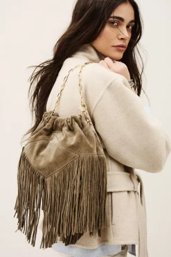 JUNE mini suede bag
