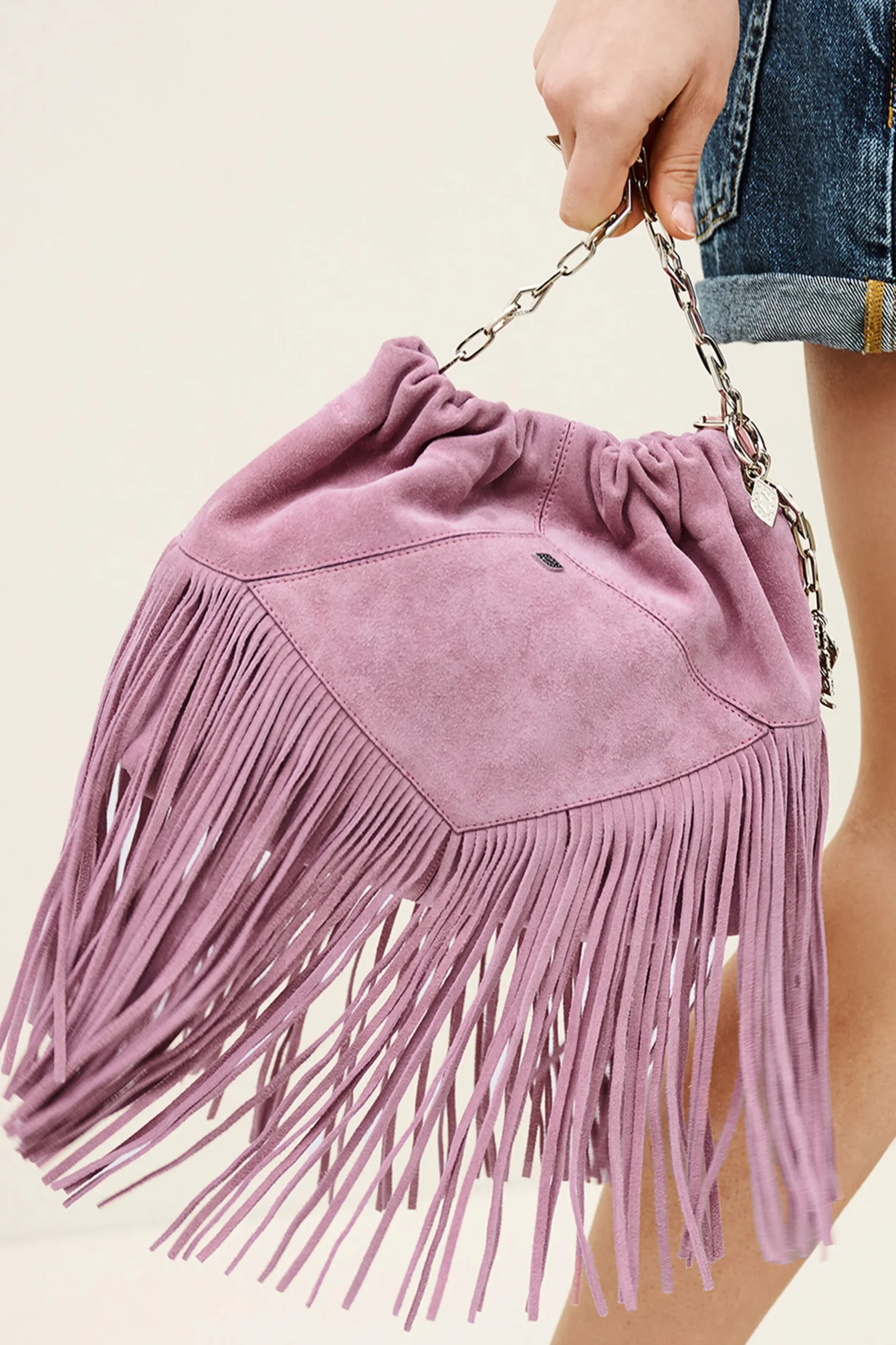JUNE mini suede bag