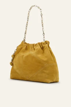 JUNE suede tote bag