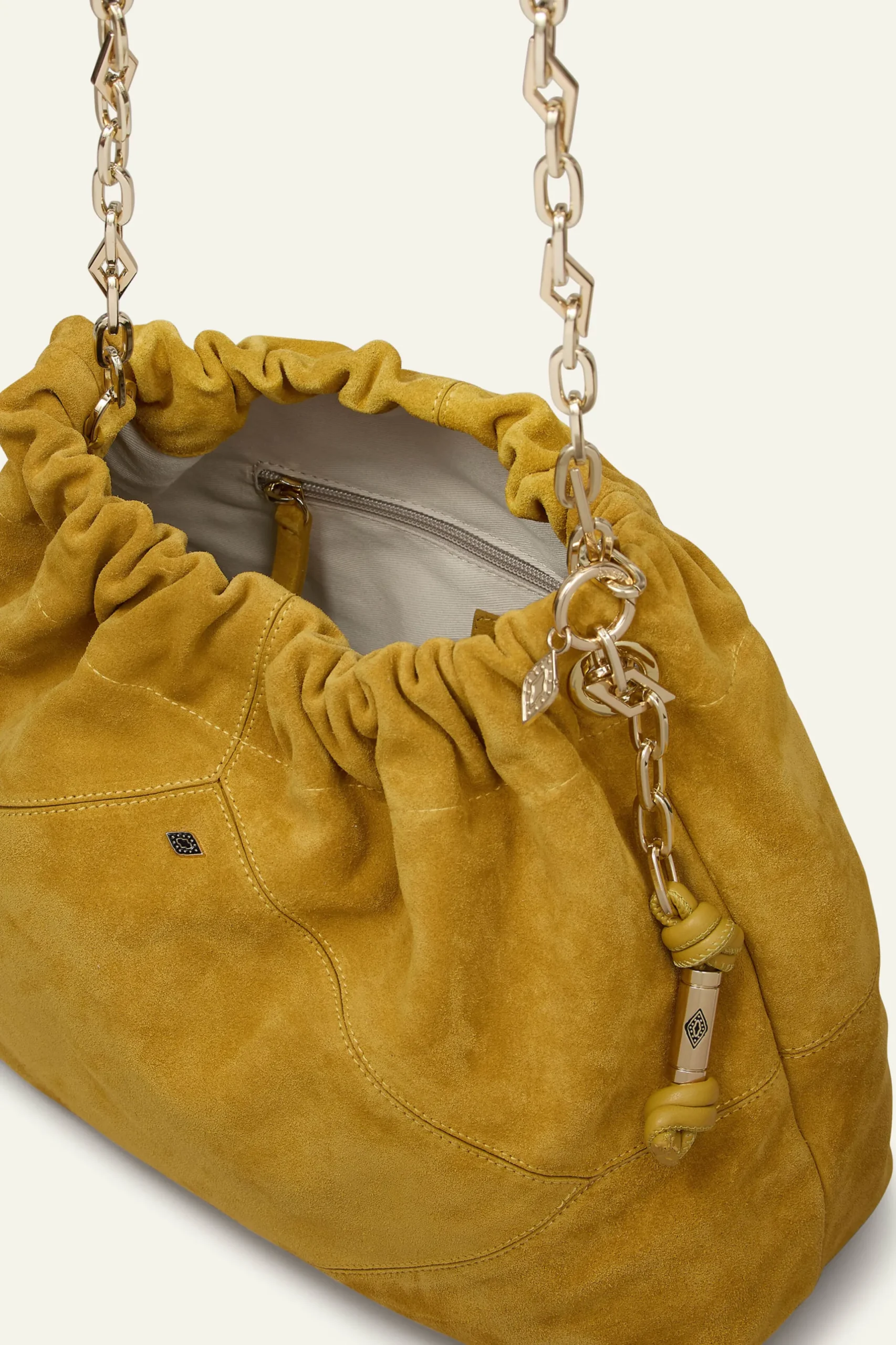 JUNE suede tote bag