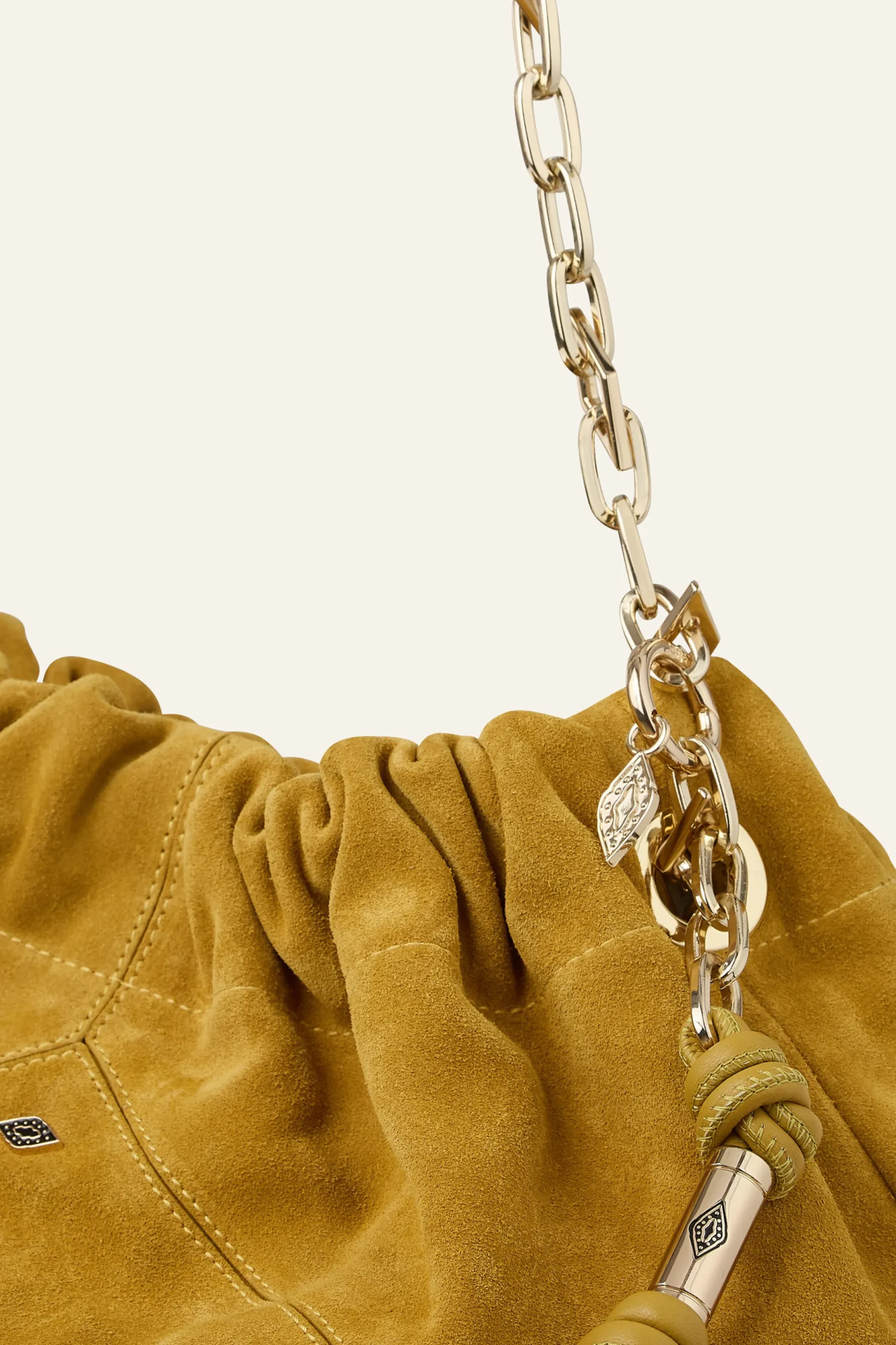 JUNE suede tote bag