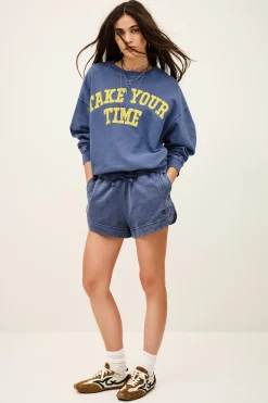 KEYRA oversize cotton sweatshirt