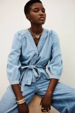 LAVINA long-sleeve top