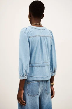 LAVINA long-sleeve top