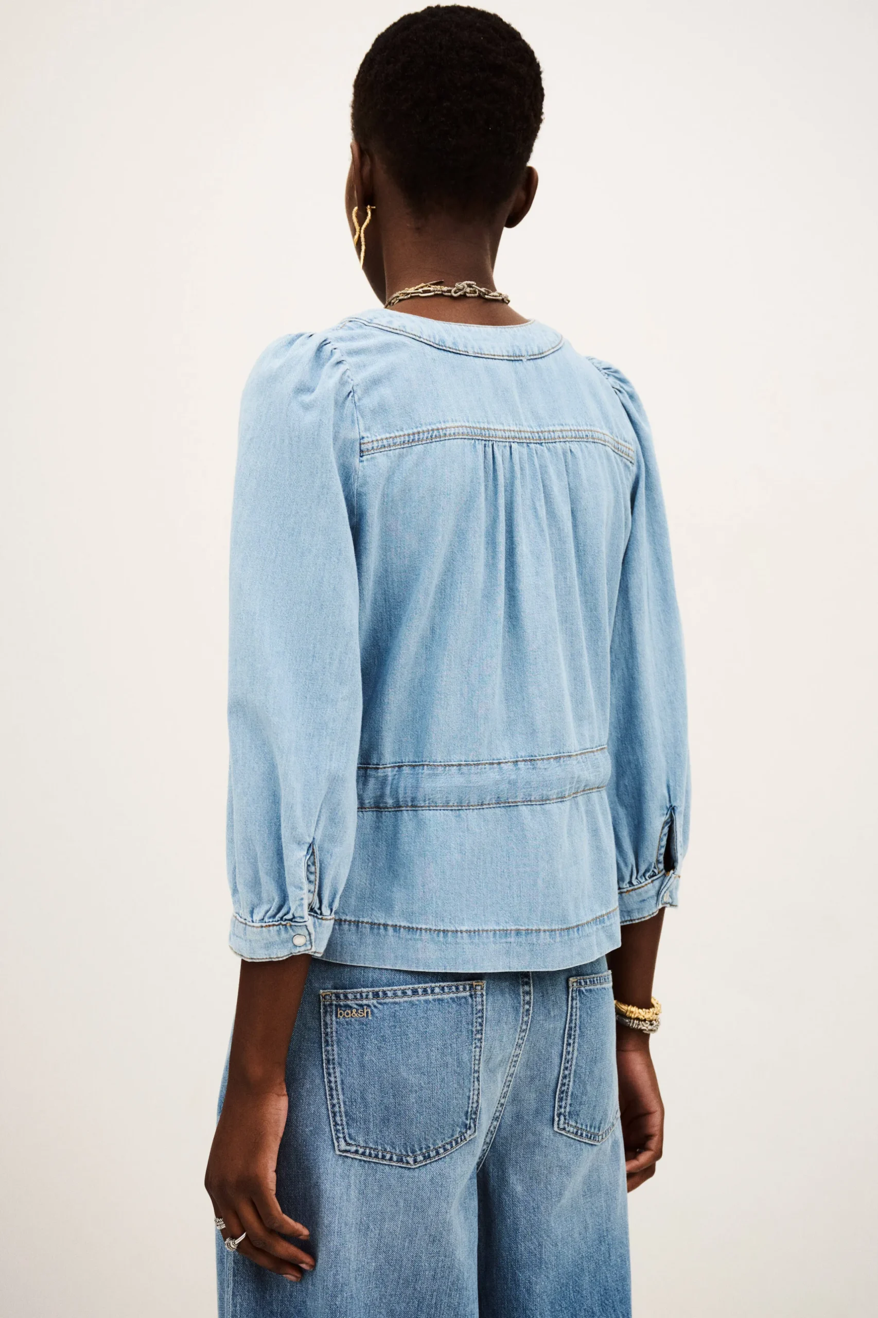 LAVINA long-sleeve top