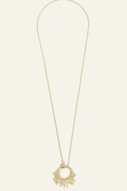 LINA long ring necklace