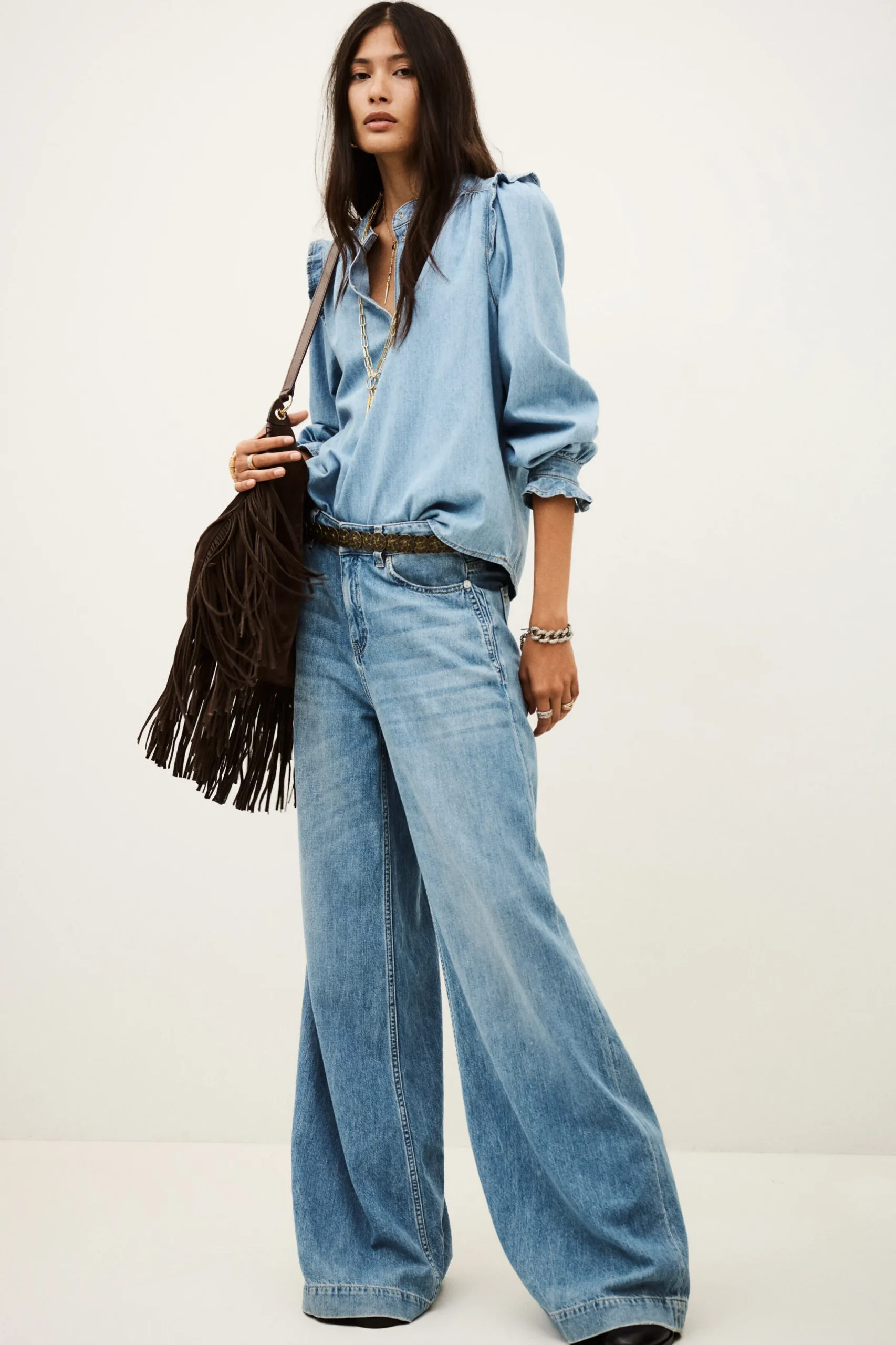 LIO denim top