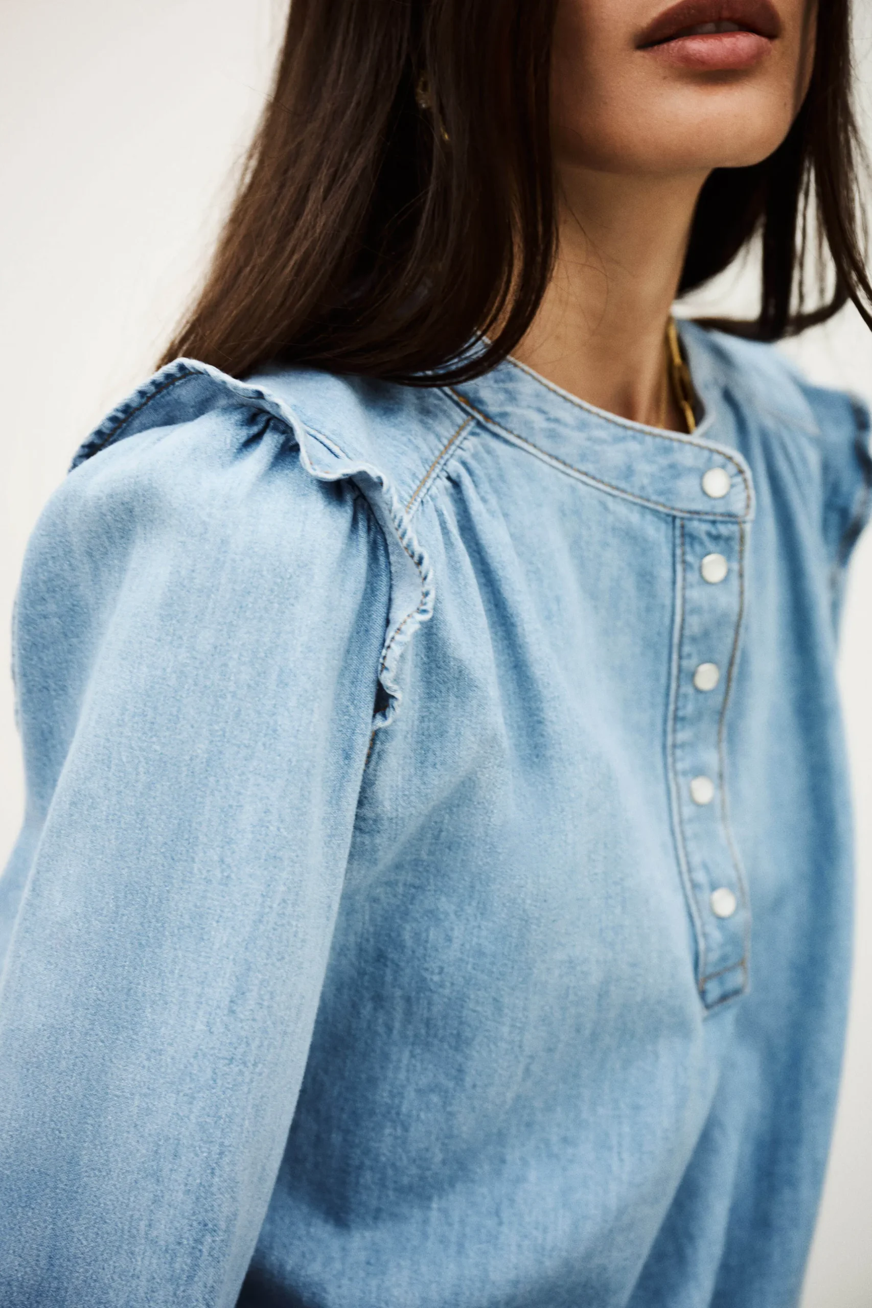 LIO denim top