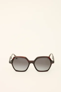 LIZBET hexagonal sunglasses
