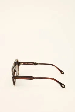LIZBET hexagonal sunglasses