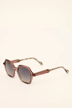 LIZBET hexagonal sunglasses