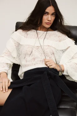 LUCAS oversize lace sweater