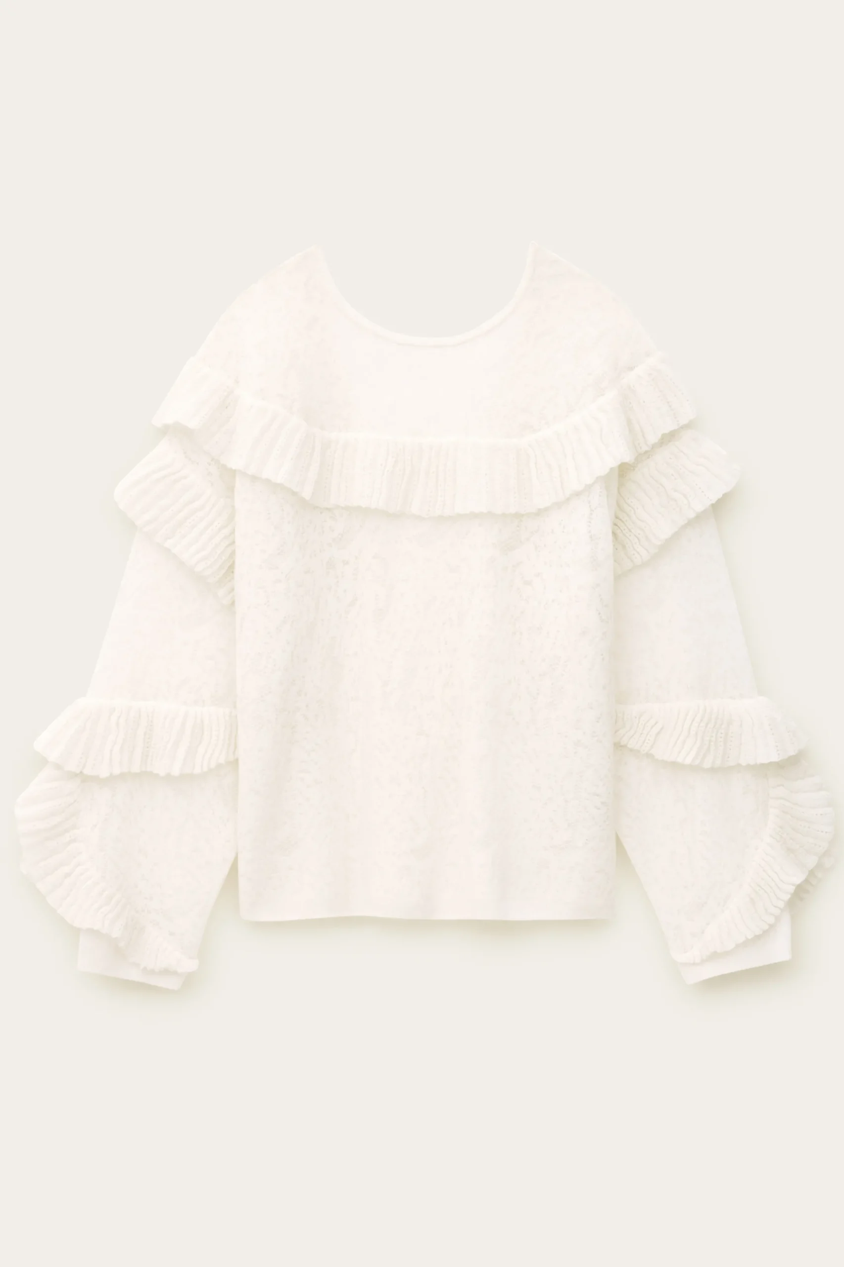 LUCAS oversize lace sweater