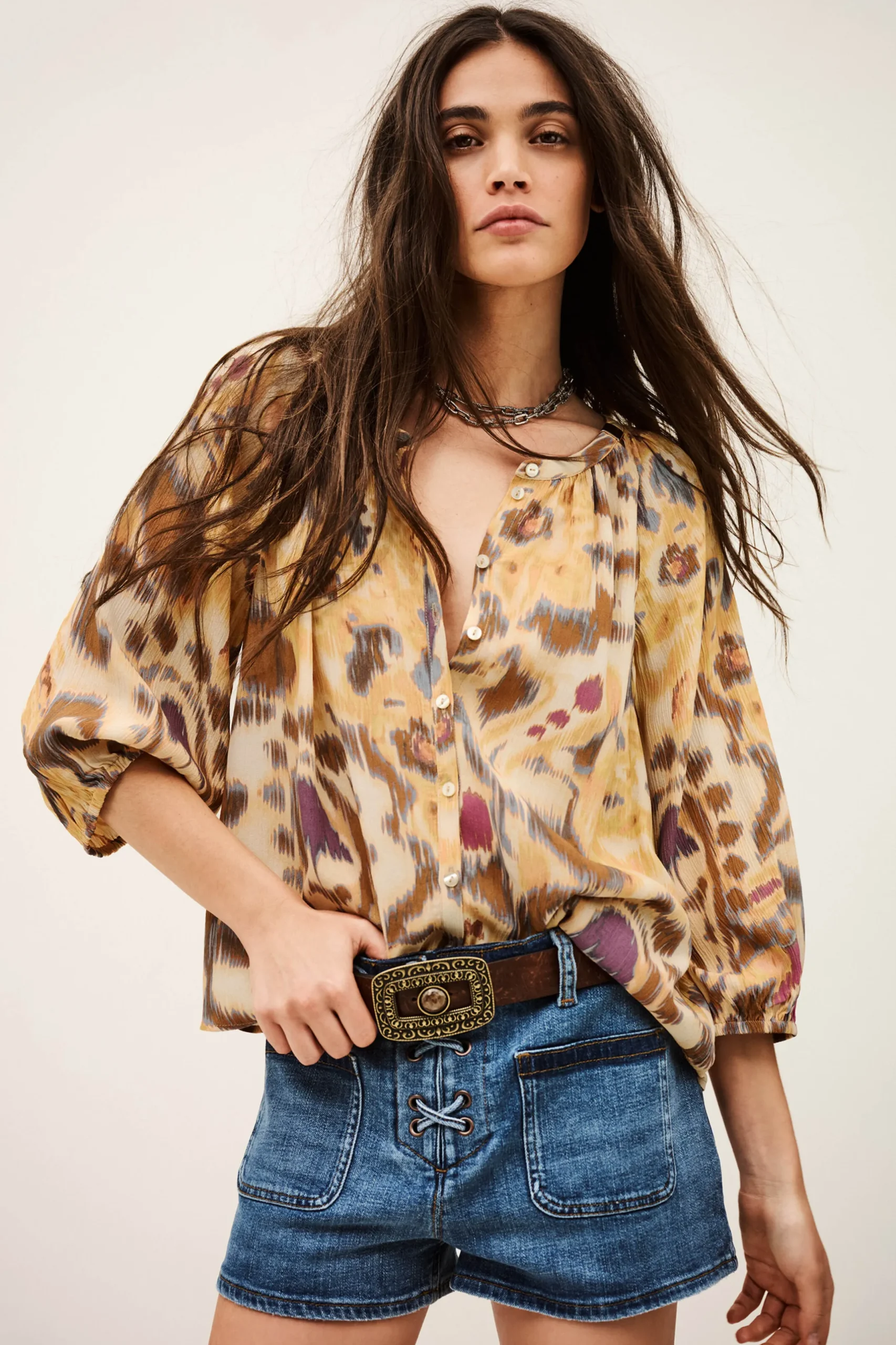 MAELLE patterned shirt