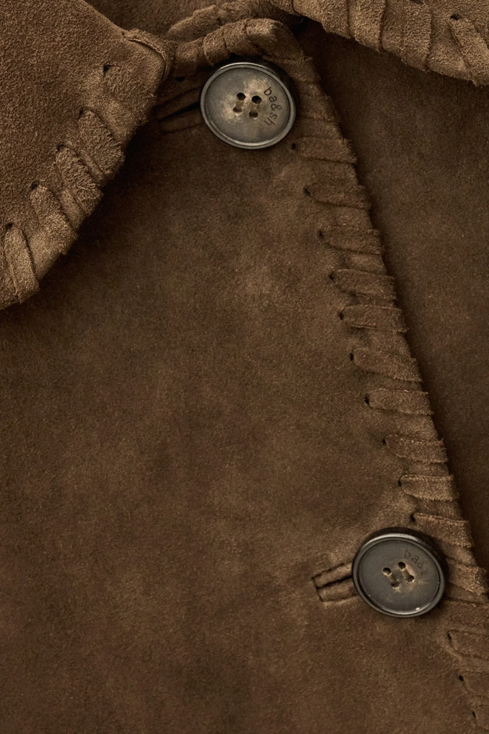 MAENA long suede coat