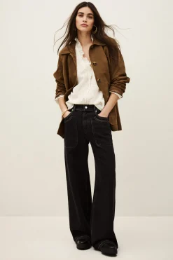 MARIO long velvet jacket