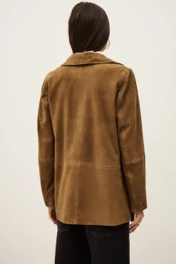 MARIO long velvet jacket